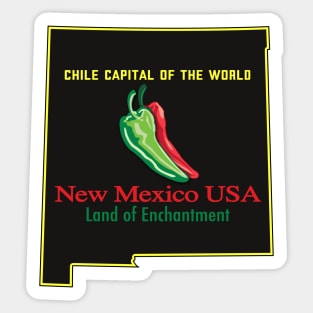 New Mexico, Chile Capital of the World Sticker